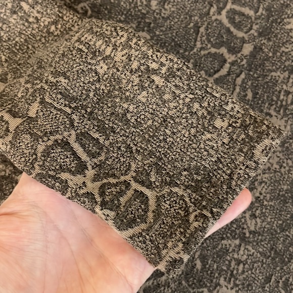 Zara Snake Print Long Sleeve Body Con Dress - Picture 6 of 10